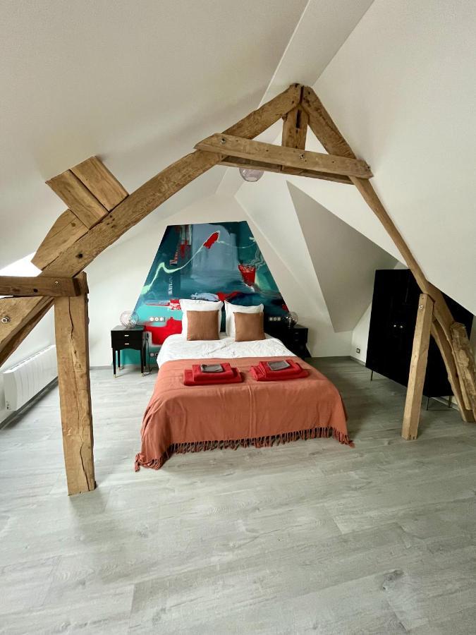 La Madelaine-sous-Montreuil Les Bobos A La Ferme Bed & Breakfast エクステリア 写真